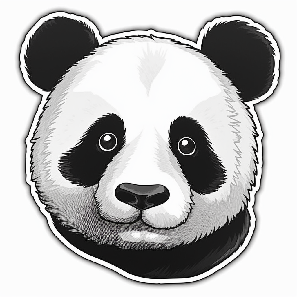 Panda Vinyl Decal Sticker for Car, Laptop, Tumbler and more # 006948