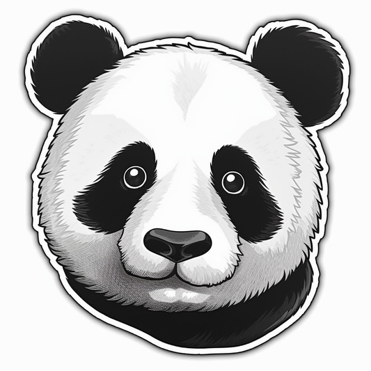 Panda Vinyl Decal Sticker for Car, Laptop, Tumbler and more # 006948
