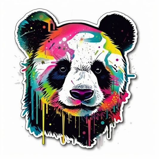 Panda Vinyl Decal Sticker for Car, Laptop, Tumbler and more # 006956