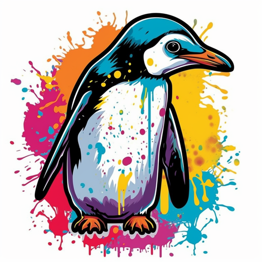 Penguin Vinyl Decal Sticker for Car, Laptop, Tumbler and more # 00496