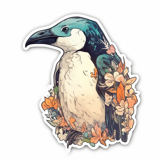 Penguin Vinyl Decal Sticker for Car, Laptop, Tumbler and more # 00374