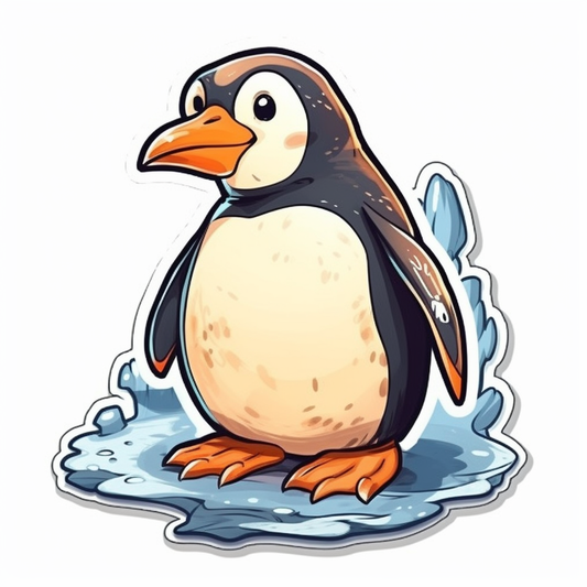 Penguin Vinyl Decal Sticker for Car, Laptop, Tumbler and more # 00333