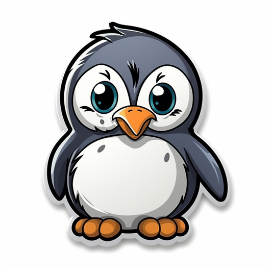 Penguin Vinyl Decal Sticker for Car, Laptop, Tumbler and more # 00328