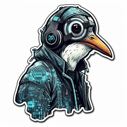 Penguin Vinyl Decal Sticker for Car, Laptop, Tumbler and more # 00335