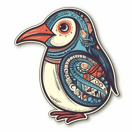 Penguin Vinyl Decal Sticker for Car, Laptop, Tumbler and more # 00343