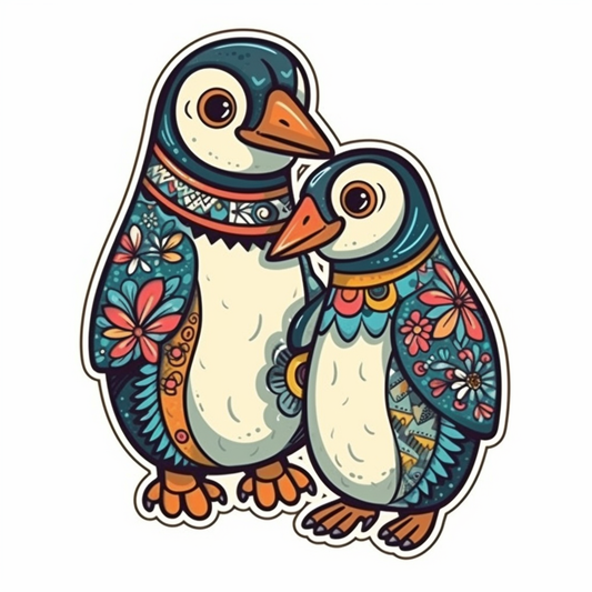 Penguin Vinyl Decal Sticker for Car, Laptop, Tumbler and more # 00345
