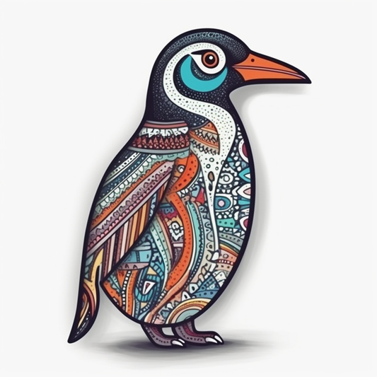 Penguin Vinyl Decal Sticker for Car, Laptop, Tumbler and more # 00352