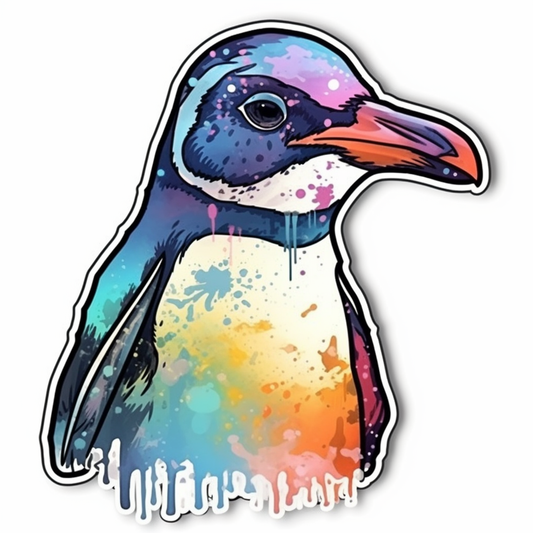 Penguin Vinyl Decal Sticker for Car, Laptop, Tumbler and more # 00355