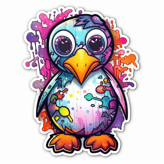 Penguin Vinyl Decal Sticker for Car, Laptop, Tumbler and more # 00351