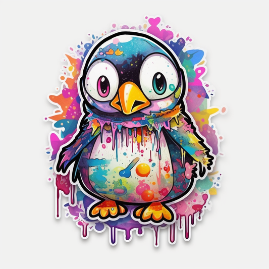 Penguin Vinyl Decal Sticker for Car, Laptop, Tumbler and more # 00360