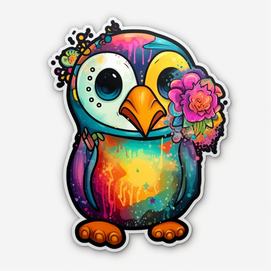 Penguin Vinyl Decal Sticker for Car, Laptop, Tumbler and more # 00358
