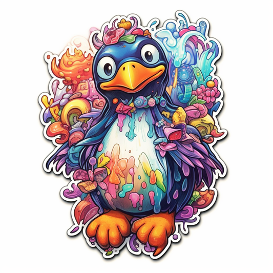 Penguin Vinyl Decal Sticker for Car, Laptop, Tumbler and more # 00362