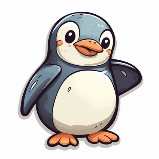 Penguin Vinyl Decal Sticker for Car, Laptop, Tumbler and more # 00361