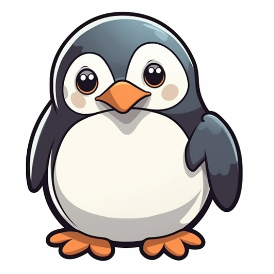 Penguin Vinyl Decal Sticker for Car, Laptop, Tumbler and more # 00356