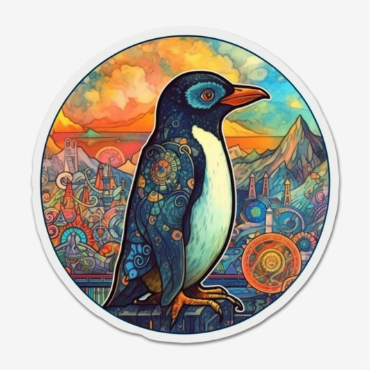Penguin Vinyl Decal Sticker for Car, Laptop, Tumbler and more # 00376