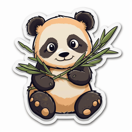 Cute and adorable Panda Vinyl Decal Sticker for Car, Laptop, Tumbler and more # 0010756