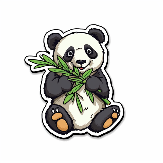 Cute and adorable Panda Vinyl Decal Sticker for Car, Laptop, Tumbler and more # 0010748