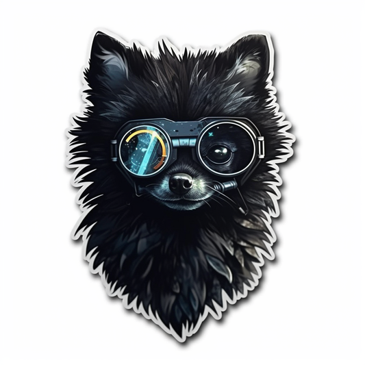 Pomeranian Dog Vinyl Decal Sticker for Car, Laptop, Tumbler and more # 002287