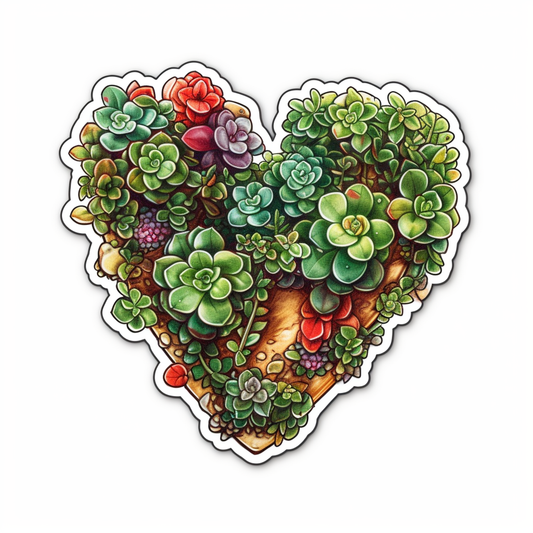 Portualacaria Succulent Vinyl Decal Sticker for Car, Laptop, Tumbler and more # 006640