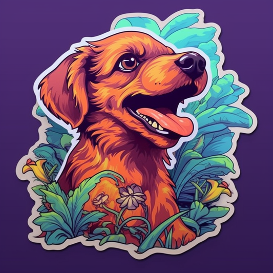 Puppy Dog Vinyl Decal Sticker for Car, Laptop, Tumbler and more # 0010808