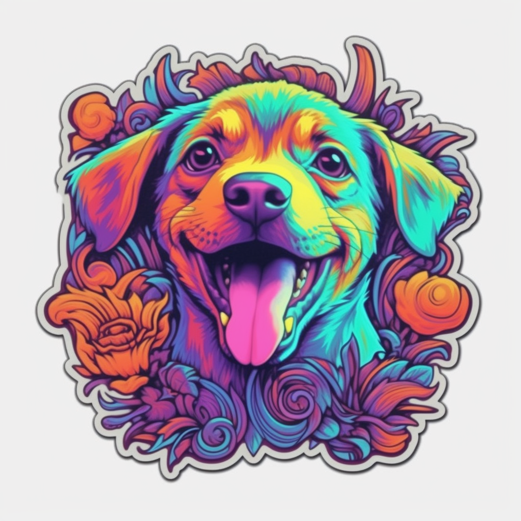 Puppy Dog Vinyl Decal Sticker for Car, Laptop, Tumbler and more # 0010811