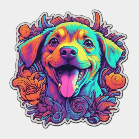 Puppy Dog Vinyl Decal Sticker for Car, Laptop, Tumbler and more # 0010811