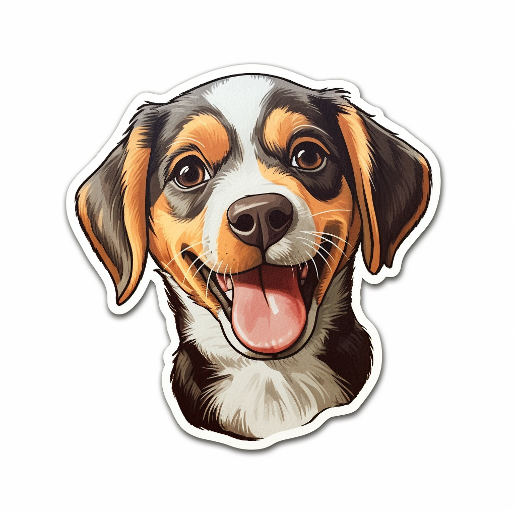 Puppy Dog Vinyl Decal Sticker for Car, Laptop, Tumbler and more # 0010771