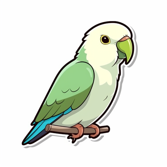 Quaker Parrot Vinyl Decal Sticker for Car, Laptop, Tumbler and more # 003724