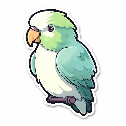 Quaker Parrot Vinyl Decal Sticker for Car, Laptop, Tumbler and more # 003727
