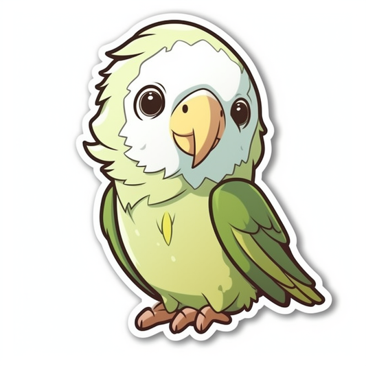 Quaker Parrot Vinyl Decal Sticker for Car, Laptop, Tumbler and more # 003745