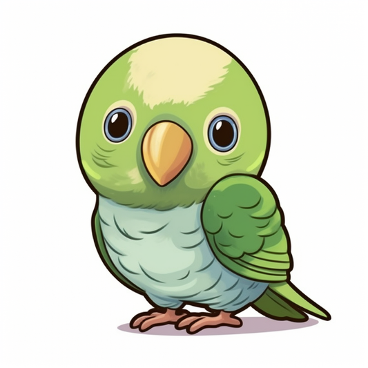 Quaker Parrot Vinyl Decal Sticker for Car, Laptop, Tumbler and more # 003761
