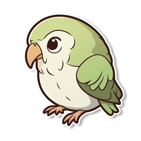 Quaker Parrot Vinyl Decal Sticker for Car, Laptop, Tumbler and more # 003764