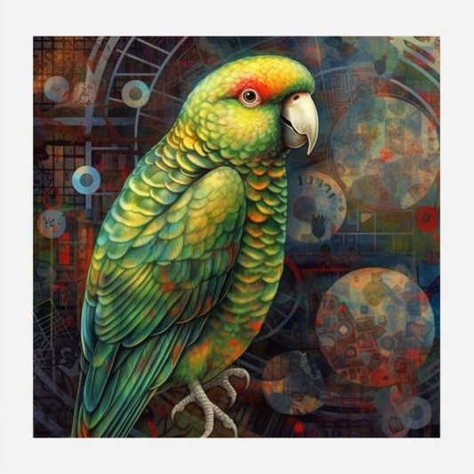 Quaker Parrot Vinyl Decal Sticker for Car, Laptop, Tumbler and more # 003771