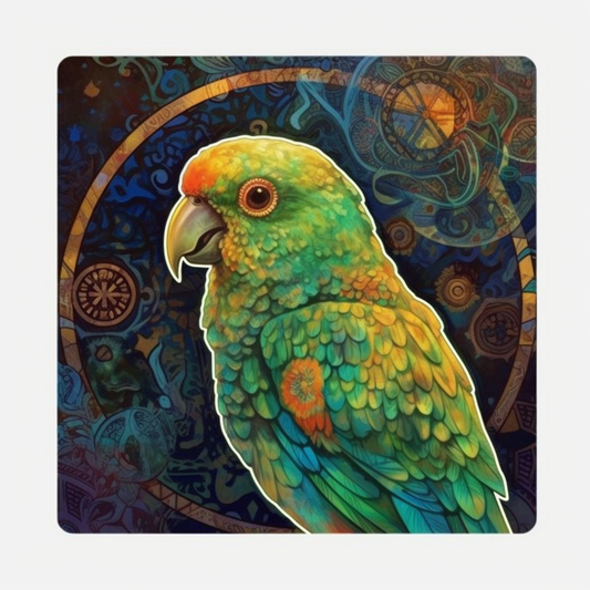 Quaker Parrot Vinyl Decal Sticker for Car, Laptop, Tumbler and more # 003782