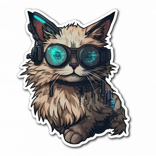 Ragdoll Cat Vinyl Decal Sticker for Car, Laptop, Tumbler and more # 003864