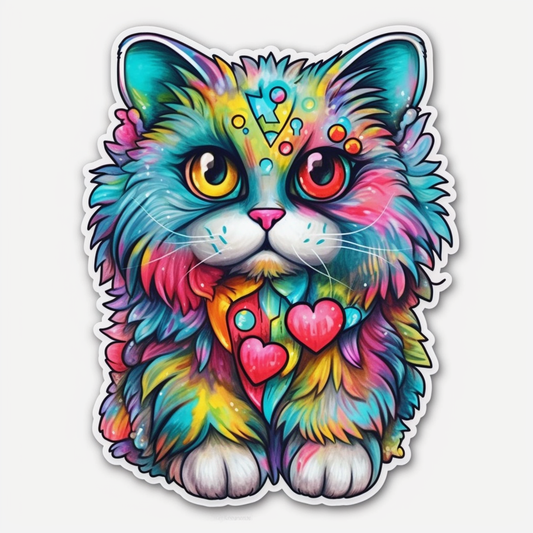 Ragdoll Cat Vinyl Decal Sticker for Car, Laptop, Tumbler and more # 003882