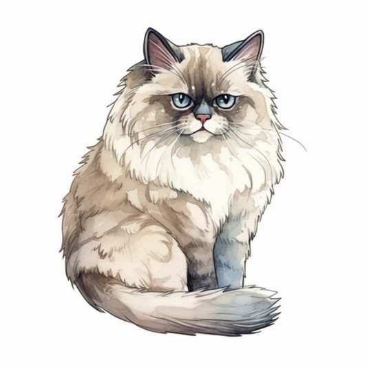 Ragdoll Cat Vinyl Decal Sticker for Car, Laptop, Tumbler and more # 003912