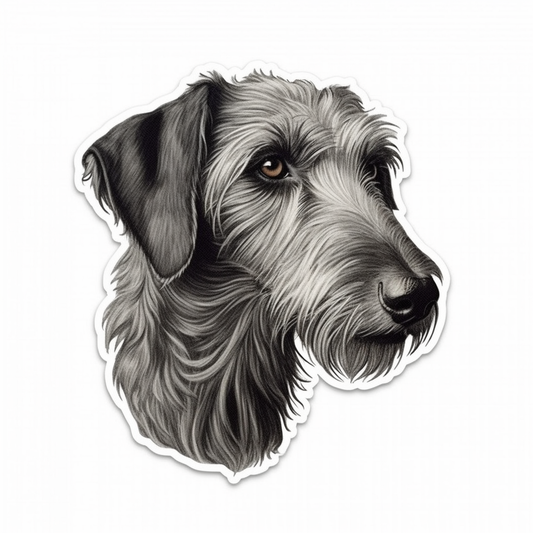 Scottish Deerhound Dog Vinyl Decal Sticker for Car, Laptop, Tumbler and more # 007925