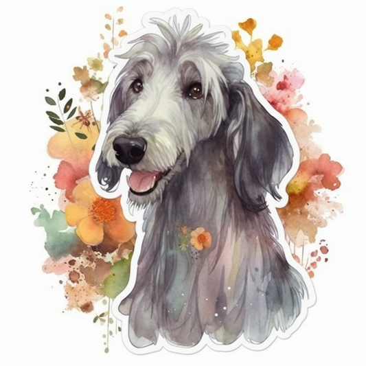 Scottish Deerhound Dog Vinyl Decal Sticker for Car, Laptop, Tumbler and more # 007937