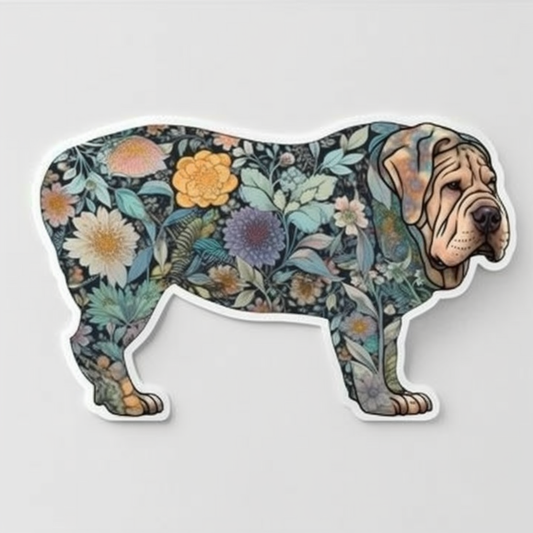 Shar Pei Dog Vinyl Decal Sticker for Car, Laptop, Tumbler and more # 007422