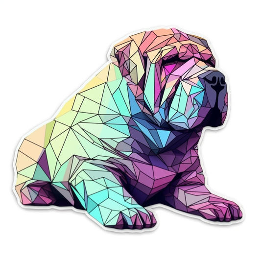 Shar Pei Dog Vinyl Decal Sticker for Car, Laptop, Tumbler and more # 007460