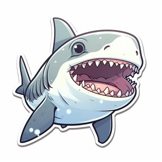 Shark Vinyl Decal Sticker for Car, Laptop, Tumbler and more # 00137