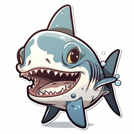 Shark Vinyl Decal Sticker for Car, Laptop, Tumbler and more # 00136