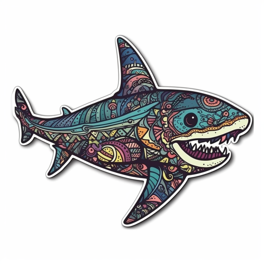 Shark Vinyl Decal Sticker for Car, Laptop, Tumbler and more # 00138
