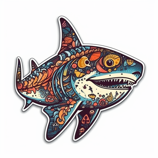 Shark Vinyl Decal Sticker for Car, Laptop, Tumbler and more # 00142