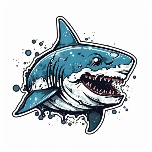 Shark Vinyl Decal Sticker for Car, Laptop, Tumbler and more # 00148