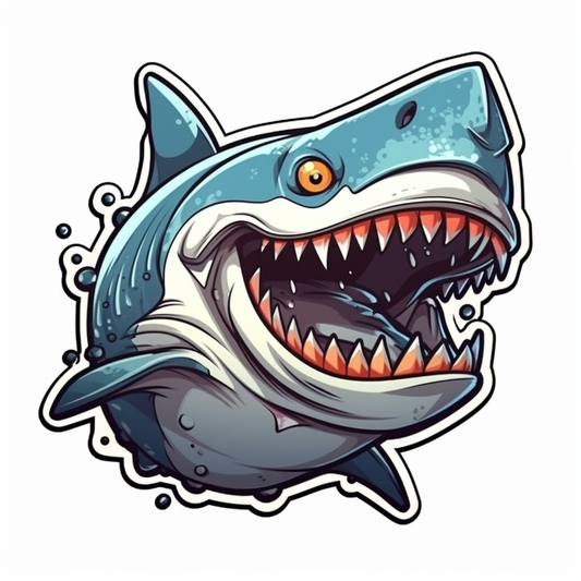 Shark Vinyl Decal Sticker for Car, Laptop, Tumbler and more # 00164