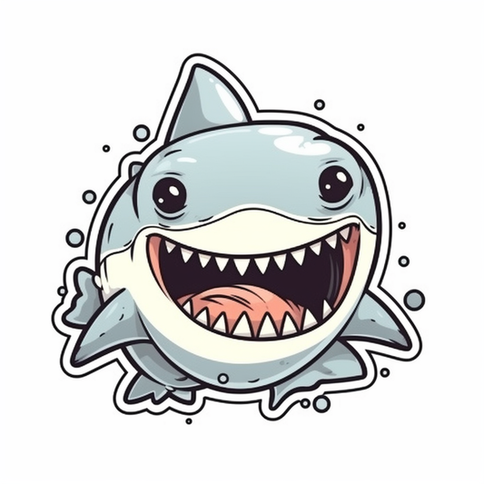 Shark Vinyl Decal Sticker for Car, Laptop, Tumbler and more # 00163