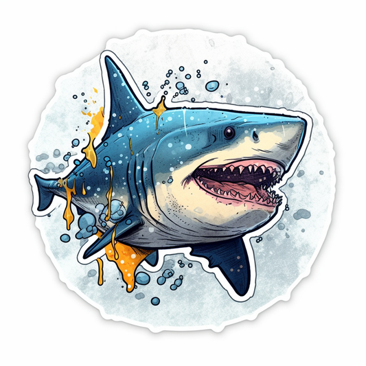 Shark Vinyl Decal Sticker for Car, Laptop, Tumbler and more # 00146