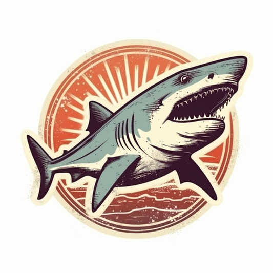 Shark Vinyl Decal Sticker for Car, Laptop, Tumbler and more # 00143